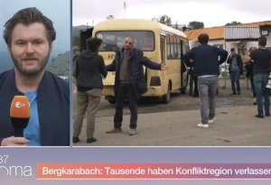 Ermənilər qovulmur, könüllü gedirlər - ZDF-in müxbiri - VİDEO
