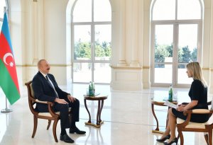 Prezident İlham Əliyev “Euronews” televiziyasına müsahibə verib