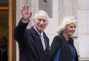 Emotional King Charles seen for first time since cancer diagnosis as Harry jets in to visit
