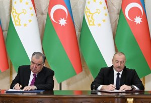 Azərbaycan-Tacikistan sənədləri imzalandı - FOTOLAR