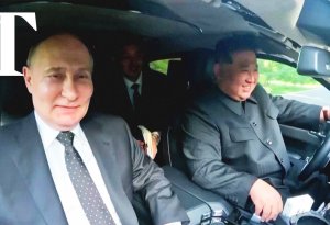 
Kim Jong un drives Putin during state visit to North Korea
