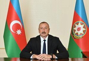 Azərbaycan lideri Xankəndi Konqres Mərkəzinin təməlini qoyub