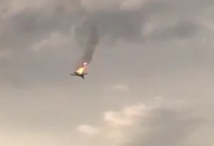 İrkutsk vilayətində Tu-22M3 bombardmançı təyyarəsinin qəzaya uğraması videoya çəkilib