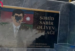 Şəhid abidəsinə qarşı tərbiyəsizlik edən şəxs həbs olundu