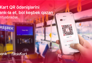 Birbank-la hər gediş 20% keşbek qazandırır
