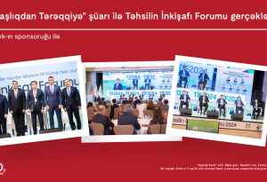 Kapital Bank-ın baş sponsorluğu ilə “Tərəfdaşlıqdan Tərəqqiyə” şüarı ilə Təhsilin İnkişafı Forumu gerçəkləşdi