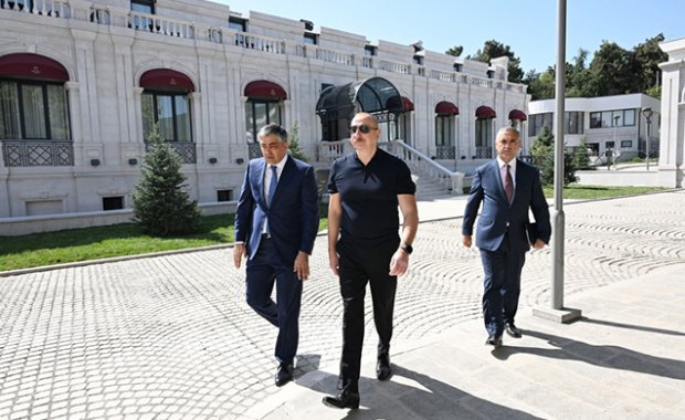 İlham Əliyevin “Palace” hotelin açılışından- Fotoları