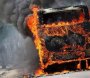 Sumqayıtda iki avtobus yandı