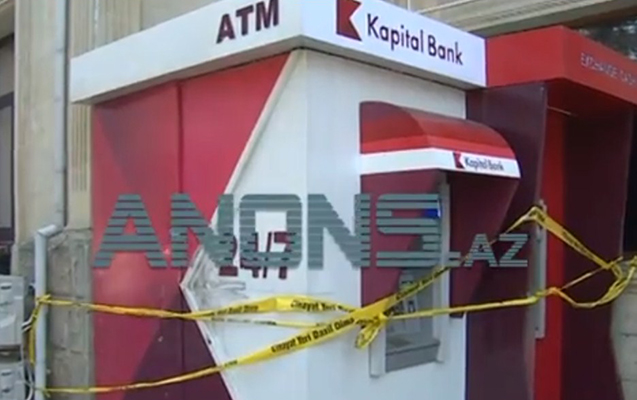 Bu da laqonda ilə kəsilən bankomat - Bakıda  ŞOK