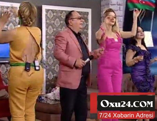 Azərbaycanlı aparıcı alt paltarsız efirə çıxdı -  FOTO