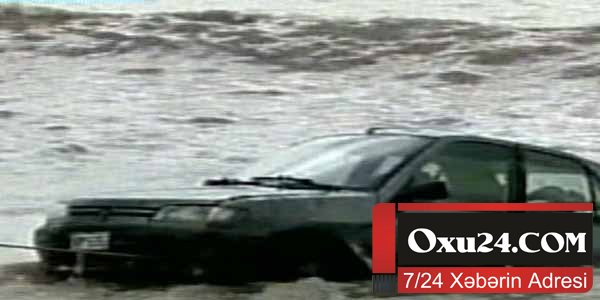 Zaqatalada 200-ə qədər həyət su altında qaldı, sel avtomobili apardı