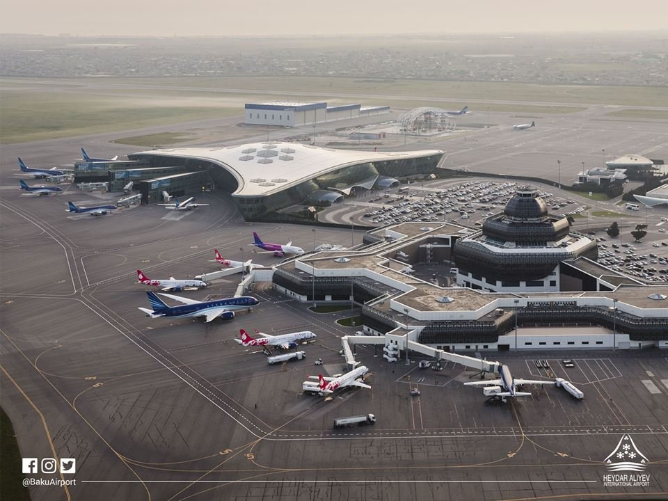 Bakı aeroportunu bir də belə görün - FOTOLAR