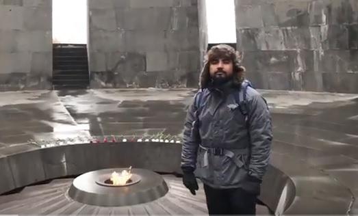 Türk gənc İrəvanda erməniləri heyrətə saldı