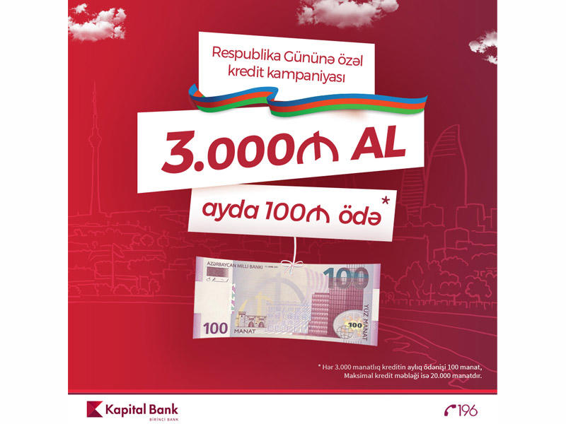 Kapital Bank-dan Respublika Gününə