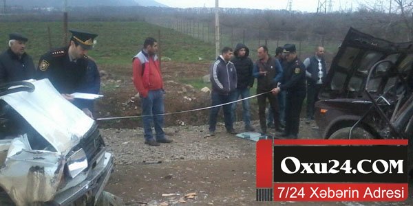 Azərbaycanda dəhşətli qəza: 2 nəfər öldü, 6 nəfər yaralandı