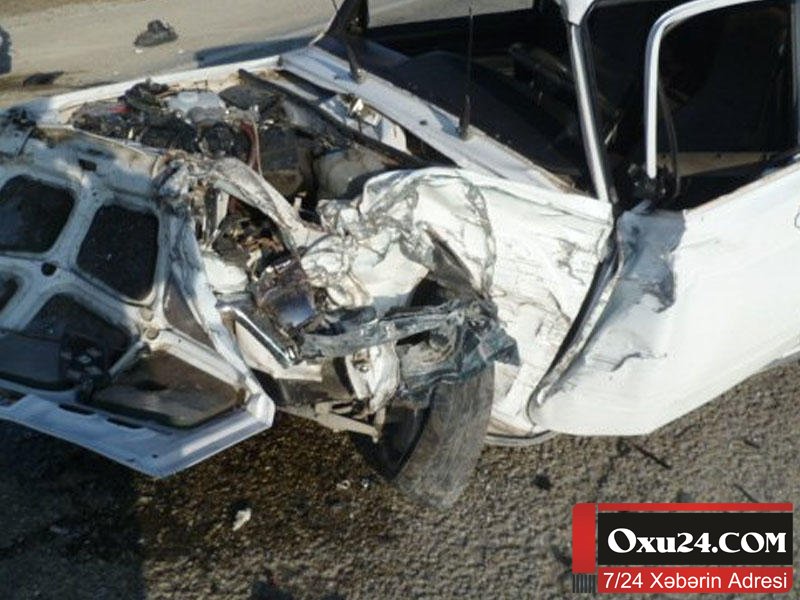 Ucarda iki avtomobil toqquşdu: yaralılar var