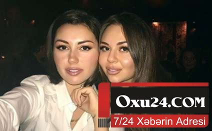 Safura Əliyeva rəssam bacısı ilə şeir gecəsində - FOTO