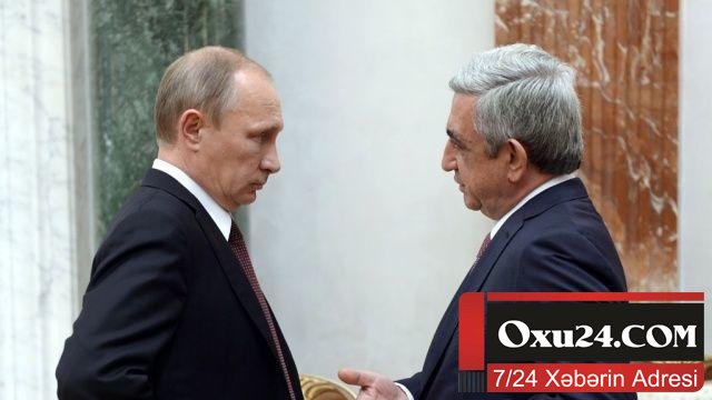 Sarkisyan Putini xəbərdarlıq etdi :Paşınyanı devirin,yoxsa,,,,