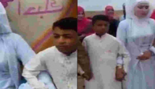 20 yaşlı qızı 10 yaşlı oğlana ərə verdilər – Fotolar