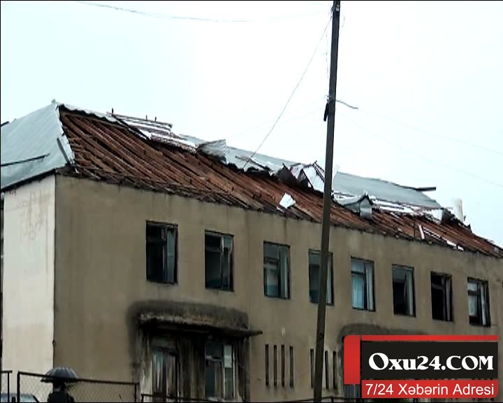 İsmayıllıda sel və qasırğa nəticəsində,insanlar evsiz qalıb,cadırlar qurulur- FOTO