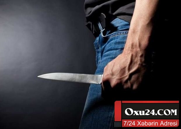 50 manat üstündə xalası oğlunu bıçaqladı