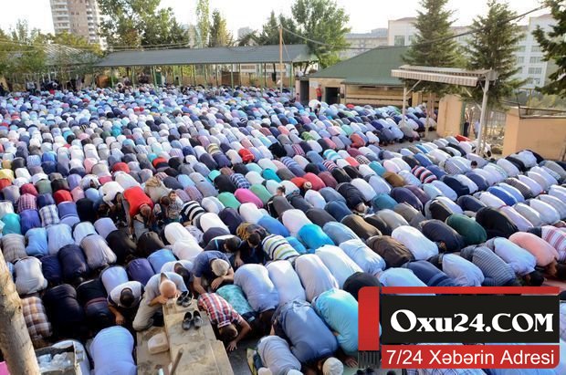 Bayram namazının vaxtı açıqlandı