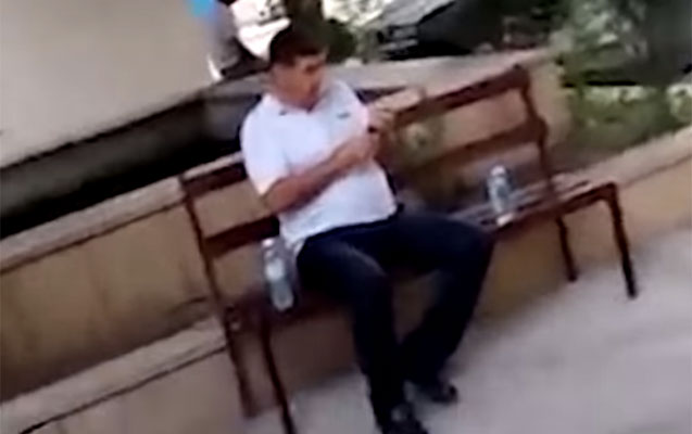 “Hacı Mazan” polis bölməsindən görüntüləri yayıldı - Video