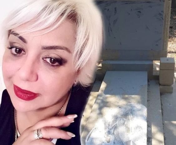 Bakıda prodüserin atasının məzarına boya töküb, rənglədilər - FOTO