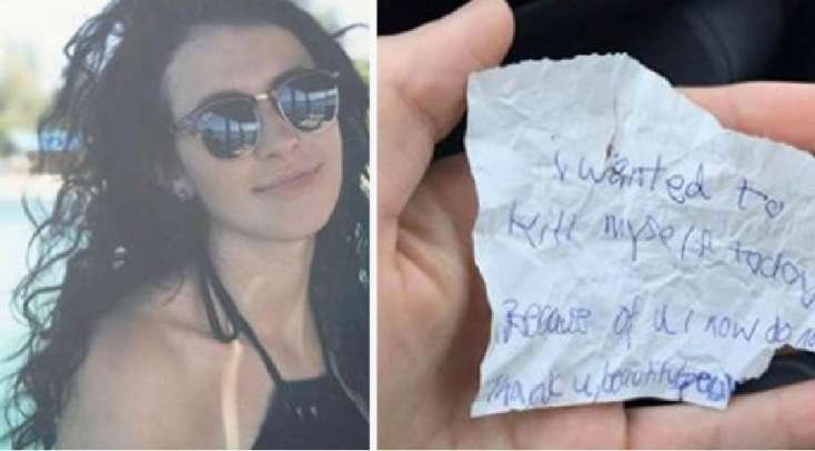 \\\"Bomj\\\" onu yemək masasına dəvət edən qıza məktub uzatdı - Məktubu oxuyan qız... / FOTOLAR