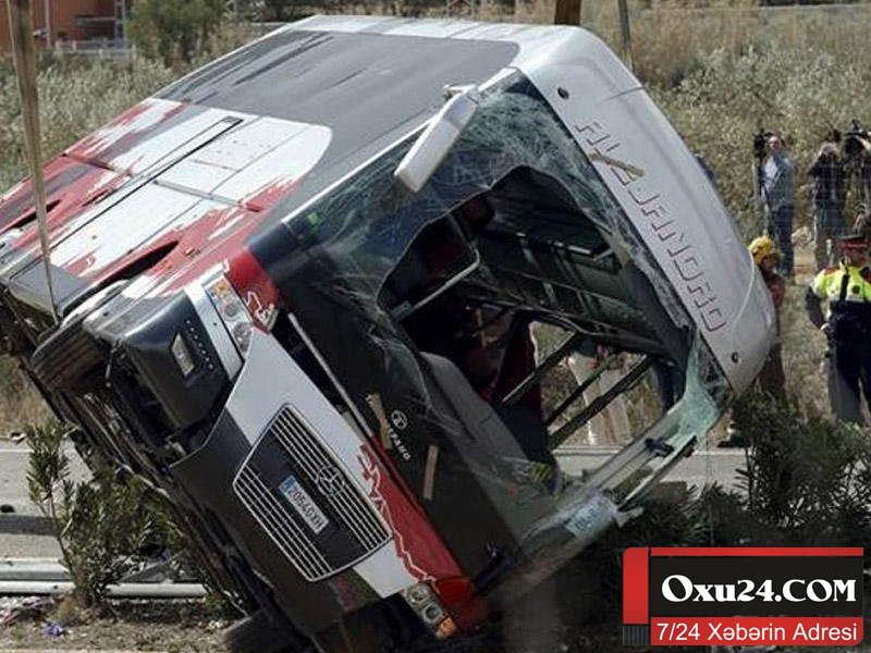 Zəvvarları daşıyan avtobus aşdı: ölən var