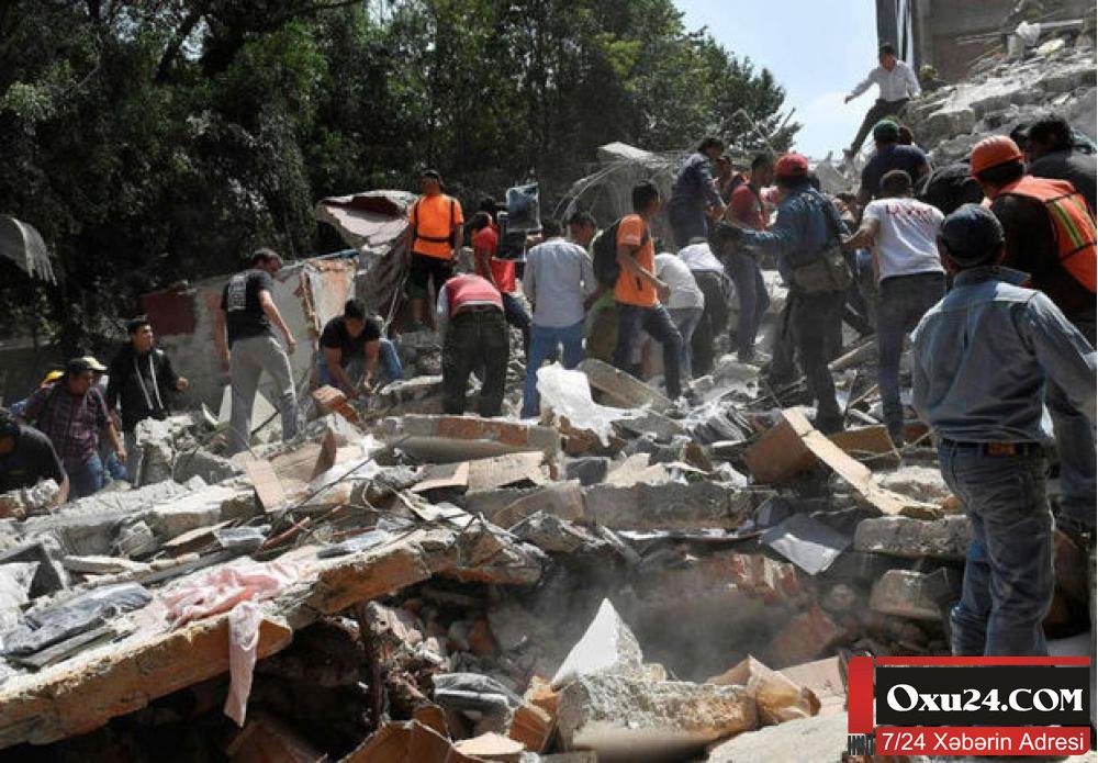 Dəhşətli zəlzələ: 2 ölü, 125 yaralı, 39 itkin