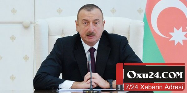İlham Əliyev sərəncam imzaladı