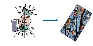 Üç valyuta bir kartda