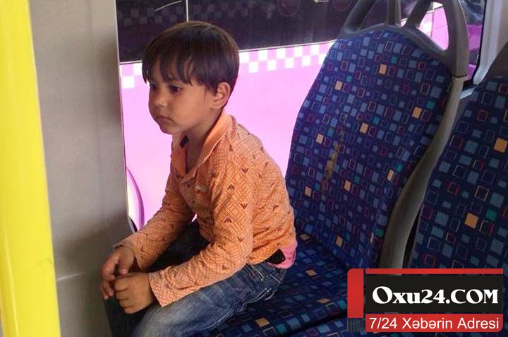 Diqqət: Avtobusda itən uşaq valideynlərini tapdı - YENİLƏNDİ