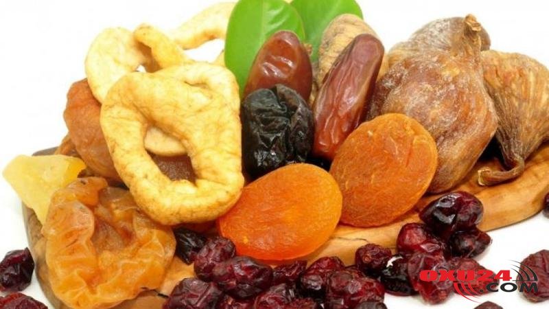 Quru meyvələr və onların sağlamlığa təsiri Sağlamlıq
