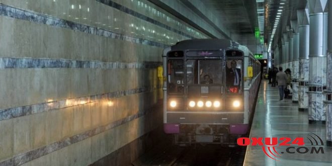 Bakı metrosunda qorxulu anlar: Qatarlar üz-üzə gəldi –