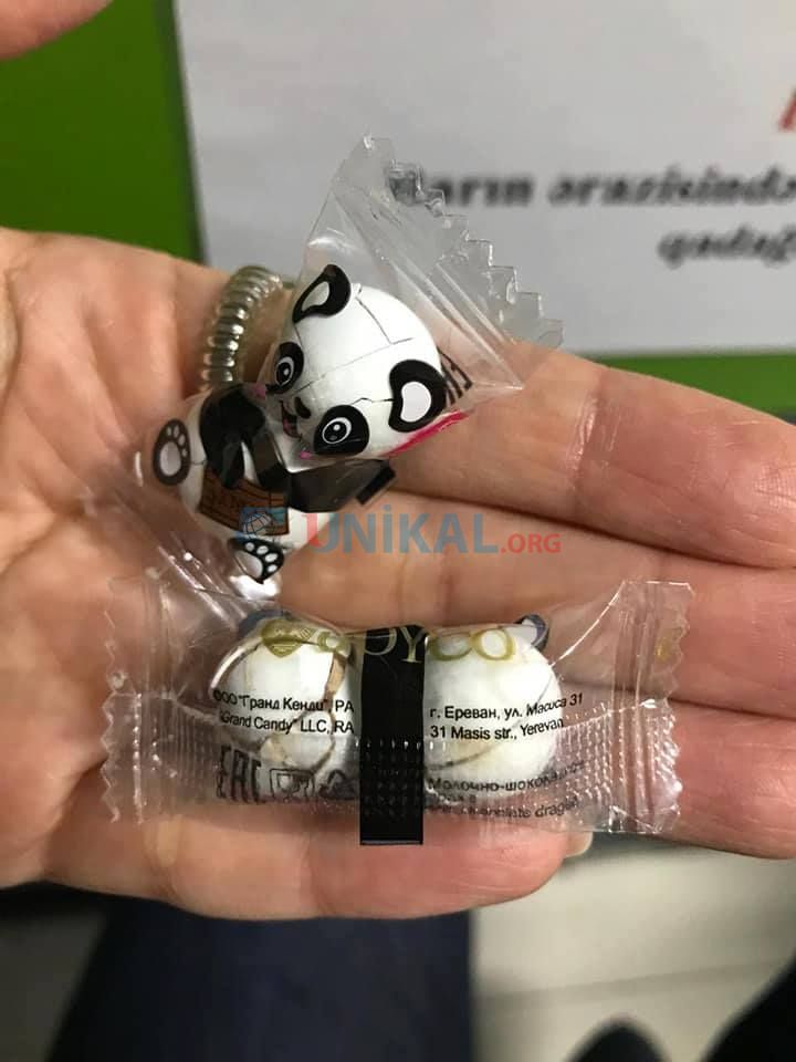 Bakıda BİABIRÇILIQ: Şirkət rəhbəri azyaşlılara erməni şokoladları PAYLADI - FOTO