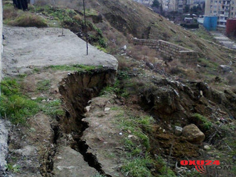 Badamdarda tədqiqat aparılan ərazidə uçqun baş verdi - FOTO