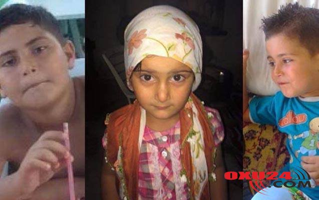 Ana 3 uşağının başını kəsdi