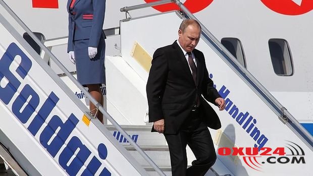 Vladimir Putin Türkiyəyə getdi