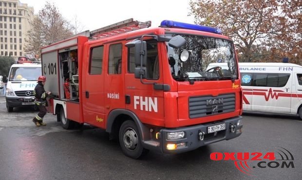 Bakıda kafedə yanğın, üç ölü