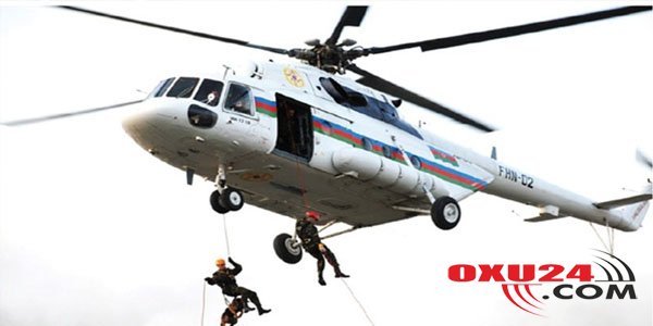 Bakıdan Gəncəyə helikopterlə xilasedicilər və itlər aparıldı (RƏSMİ)