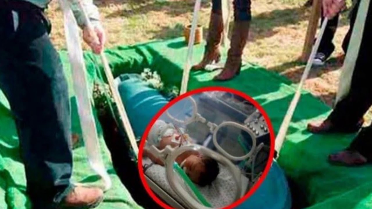 ШОК! Женщина после смерти родила ребенка в гробу +VİDEO