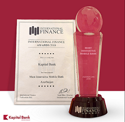 BirBank tətbiqi “Ən innovativ mobil bank” seçilib