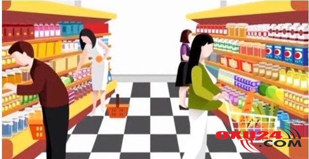 Bu fotoda mağazadan oğurluq edən bir nəfər var - Diqqətlə baxsanız, tapacaqsınız