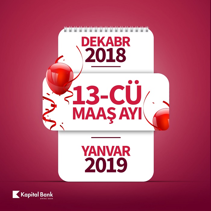 Nağdsız ödəniş edib, “13-cü maaş” qazanın!