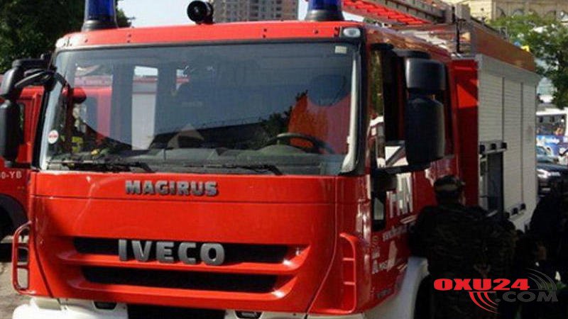 Bakıda YANĞIN - İkimərtəbəli ev...