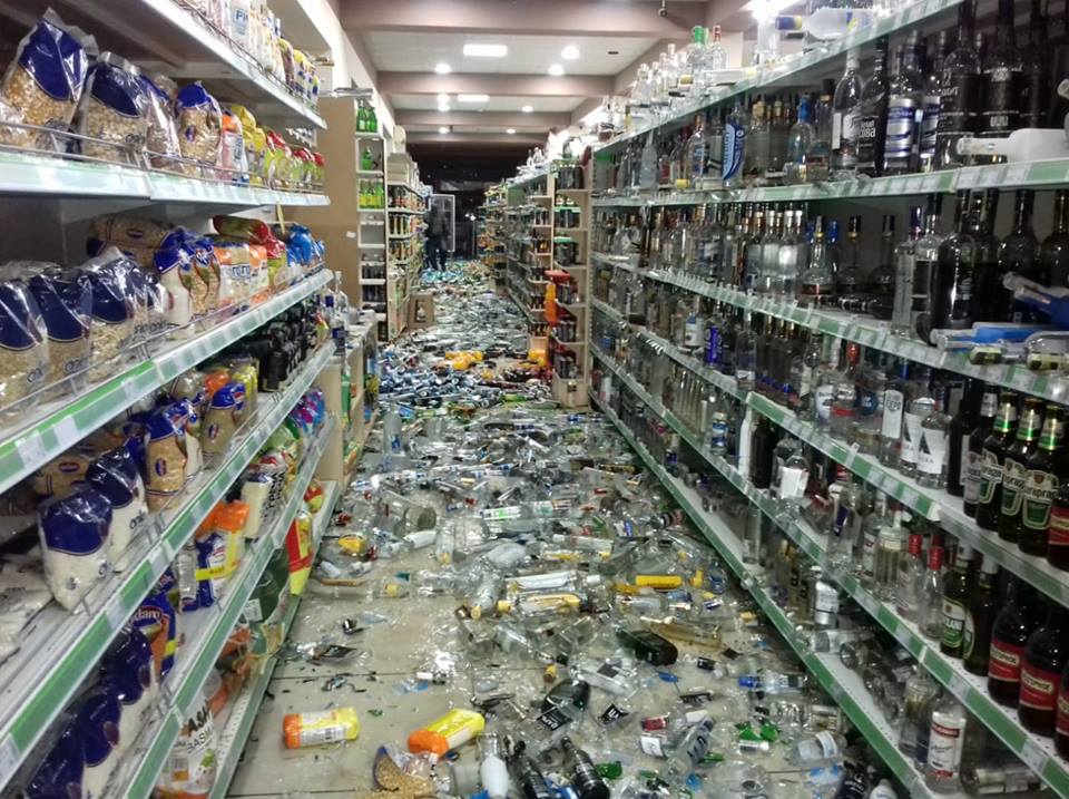 Zəlzələdən sonra Şamaxıda şok görüntülər