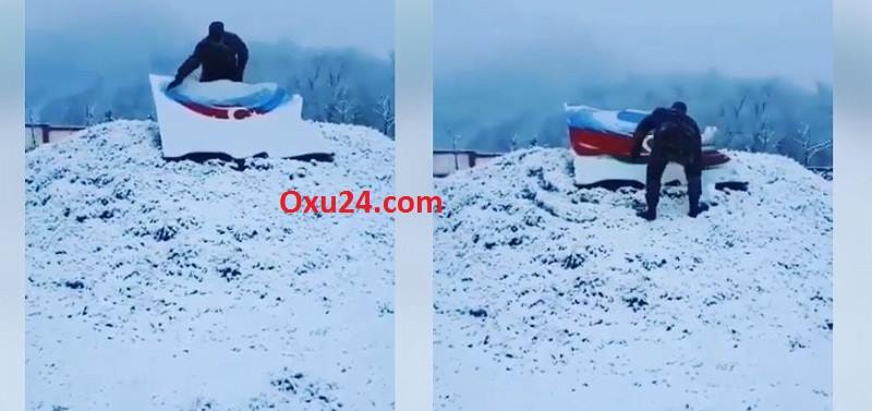 Azərbaycan əsgərindən nümunəvi addım