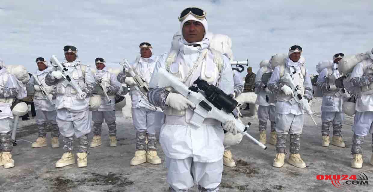 Azərbaycan Ordusu 25 dərəcə soyuqda təlimlərdə -Qürurverici anlar